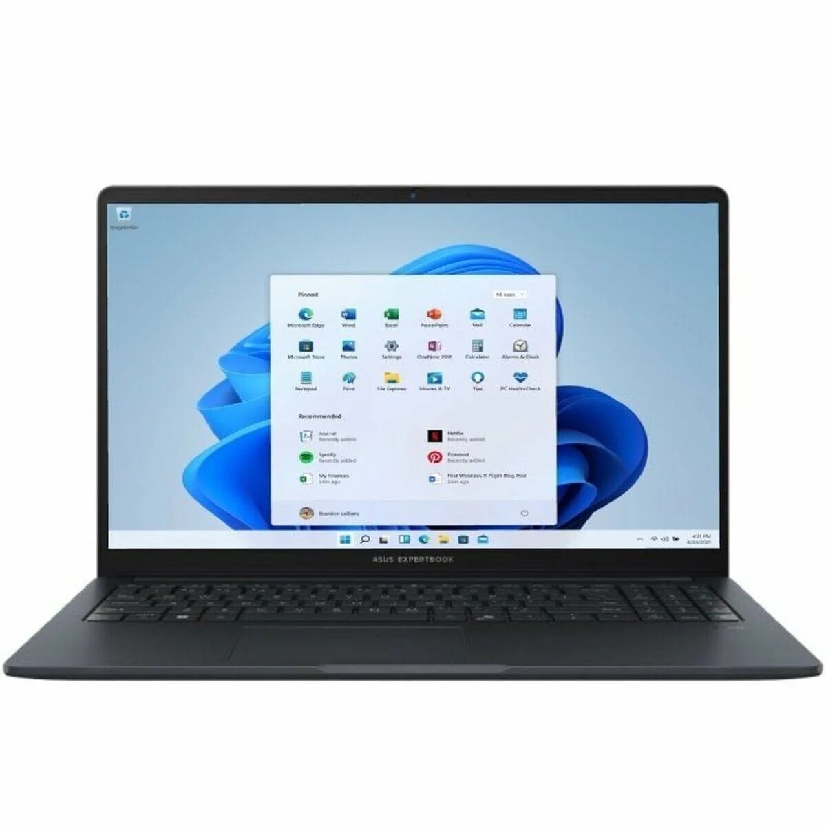 Laptop Asus ExpertBook B1 B1503CVA-NJ1014X, 15.6", Intel Core i3, 16 GB RAM, 512 GB SSD, Qwerty Spania, Negru/Gri