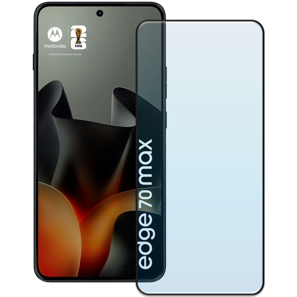 Folie din sticla securizata pentru Motorola Edge 70 Max, HAMSTERBOX Glass Shield, Protectie completa ecran, Full face, Aplicare rapida, Case Friendly, Transparenta