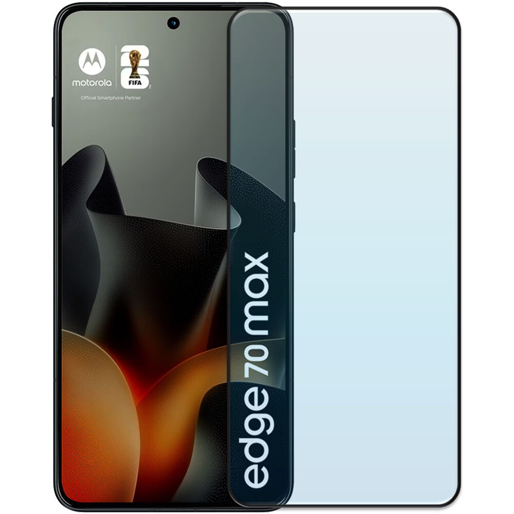 Folie din sticla securizata pentru Motorola Edge 70 Max, HAMSTERBOX Glass Shield, Protectie completa ecran, Full face, Aplicare rapida, Case Friendly, Transparenta