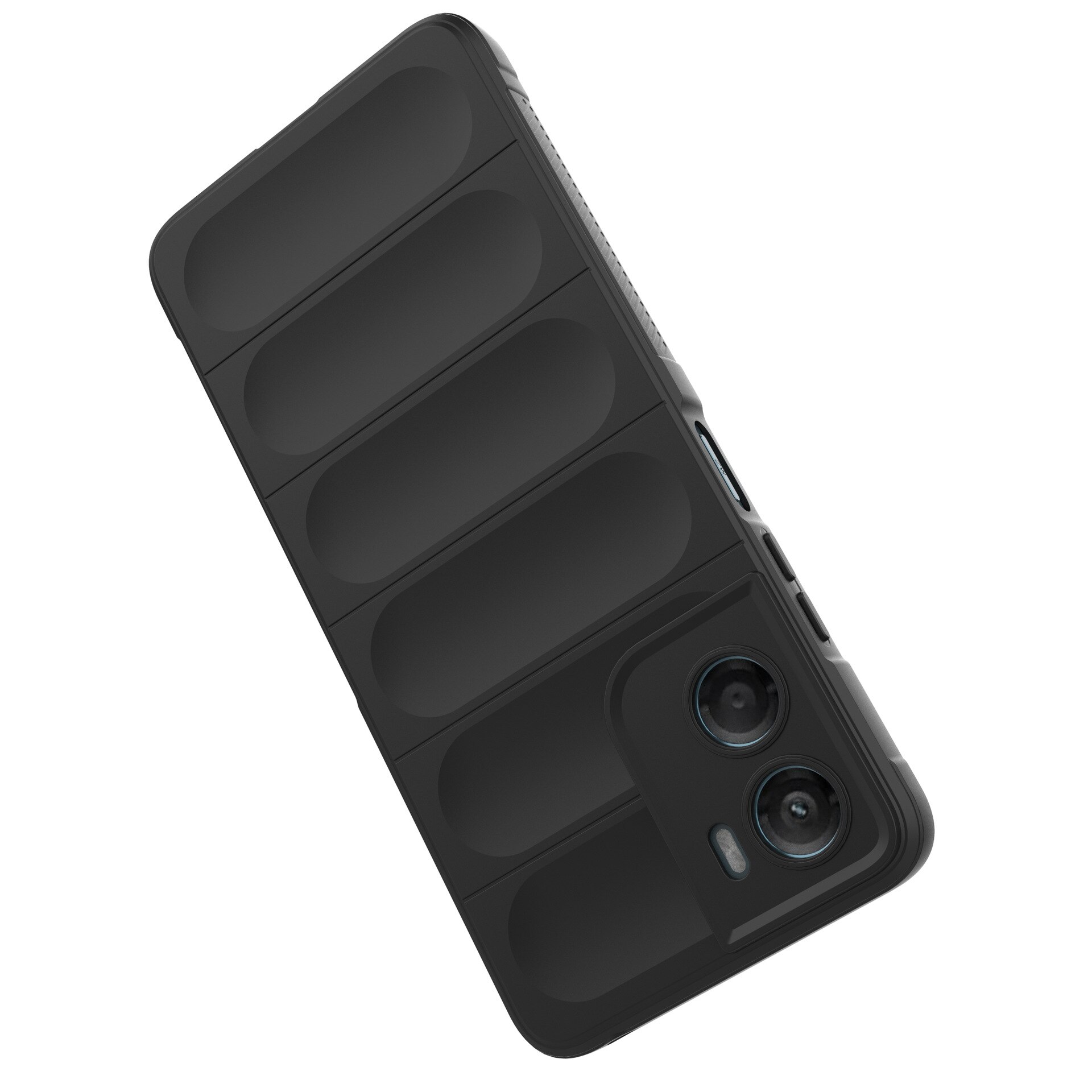 Husa telefon, pentru Motorola Moto G05 / E15, TPU moale, protecție completă, rezistent la șocuri, Negru intens