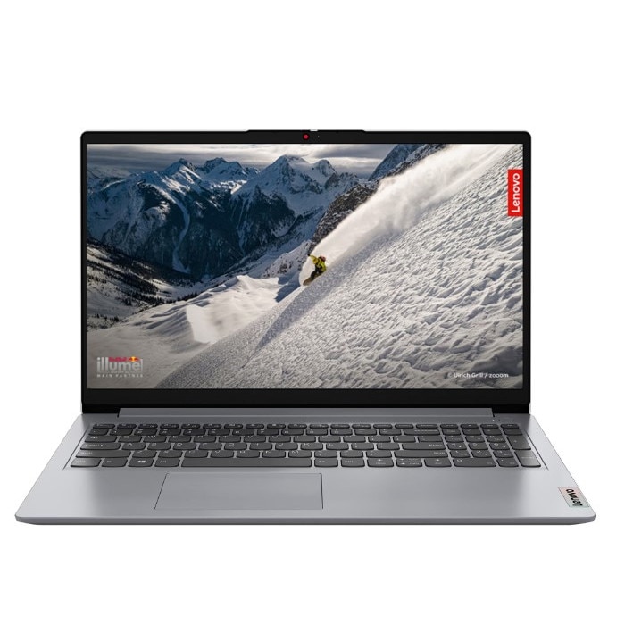 Laptop Lenovo IdeaPad 1 15 ALC7 cu procesor AMD Ryzen 7 5700U, 1, 8 GHz, 15, 6'', 8 GB RAM, 1 TB SSD, Windows 11 Pro, Cloud Grey