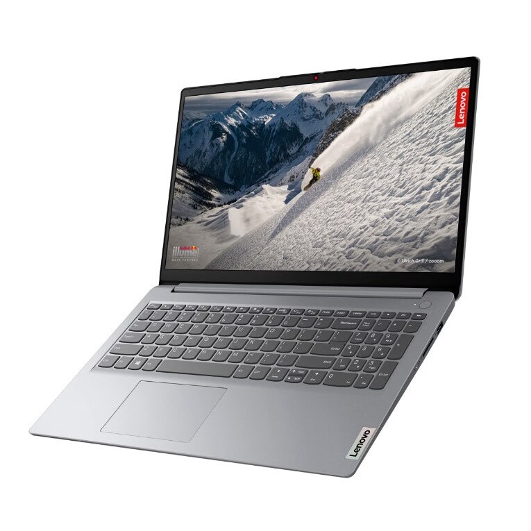 Laptop Lenovo IdeaPad 1 15 ALC7 cu procesor AMD Ryzen 7 5700U, 1, 8 GHz, 15, 6'', 8 GB RAM, 1 TB SSD, Windows 11 Pro, Cloud Grey
