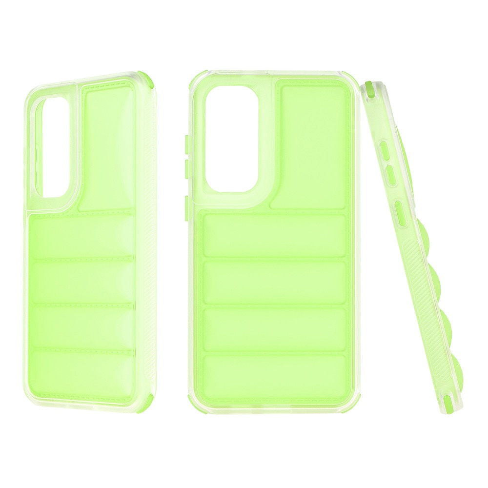Husa Summer Vibes pentru Oppo A78 4G, Colorful Design, Festival Style, Bumper Antisoc, Verde