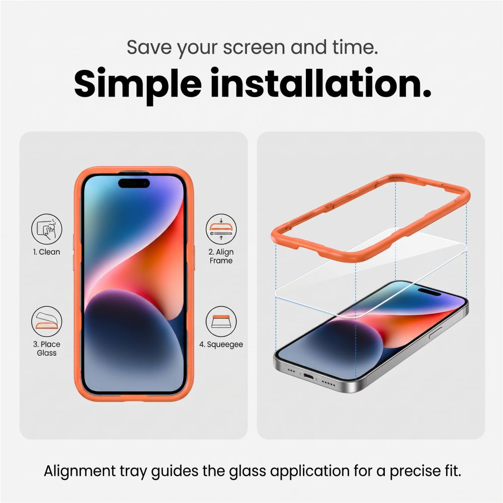 Set protectie 3in1 Tech-Protect Easy Set Plus, 2 folii sticla ecran + 1 folie sticla camera foto, compatibil cu Samsung Galaxy A27 5G, Transparent