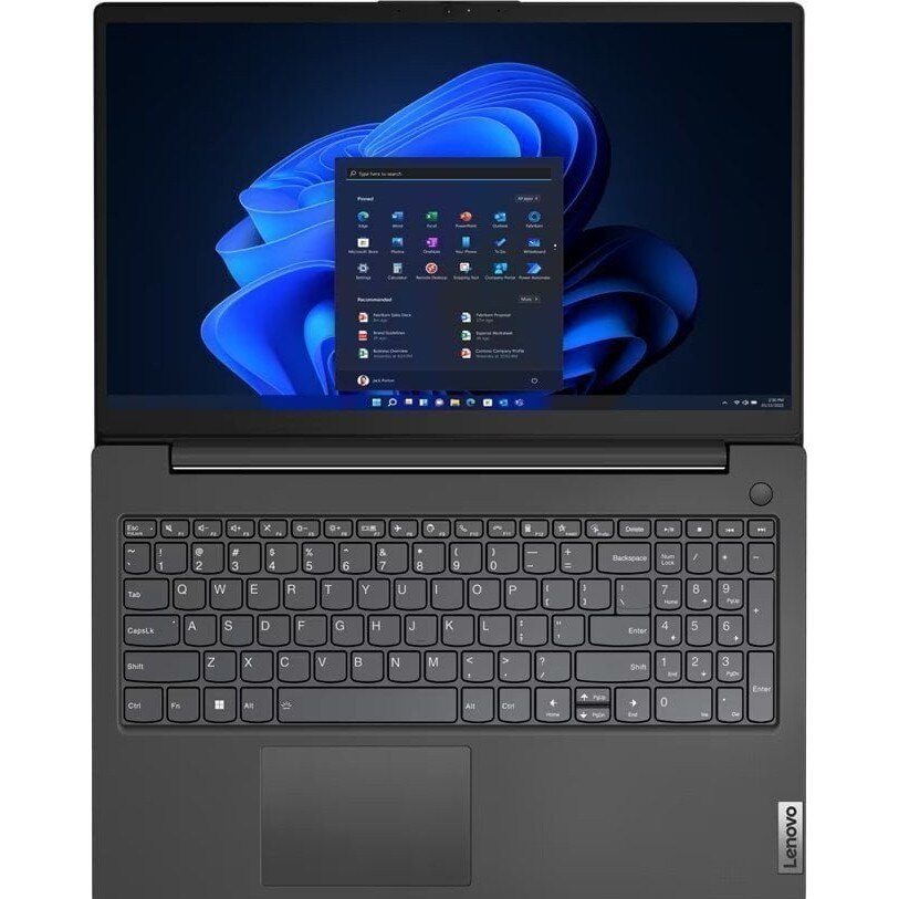 Laptop Lenovo V15 G4 IRU, 15.6" Full HD, Intel® Core™ i3 1315U pana la 4.5 GHz, 16 GB RAM DDR4 3200, 256 GB SSD, Intel® UHD Graphics, Windows 11 Pro, Business Black 256 GB