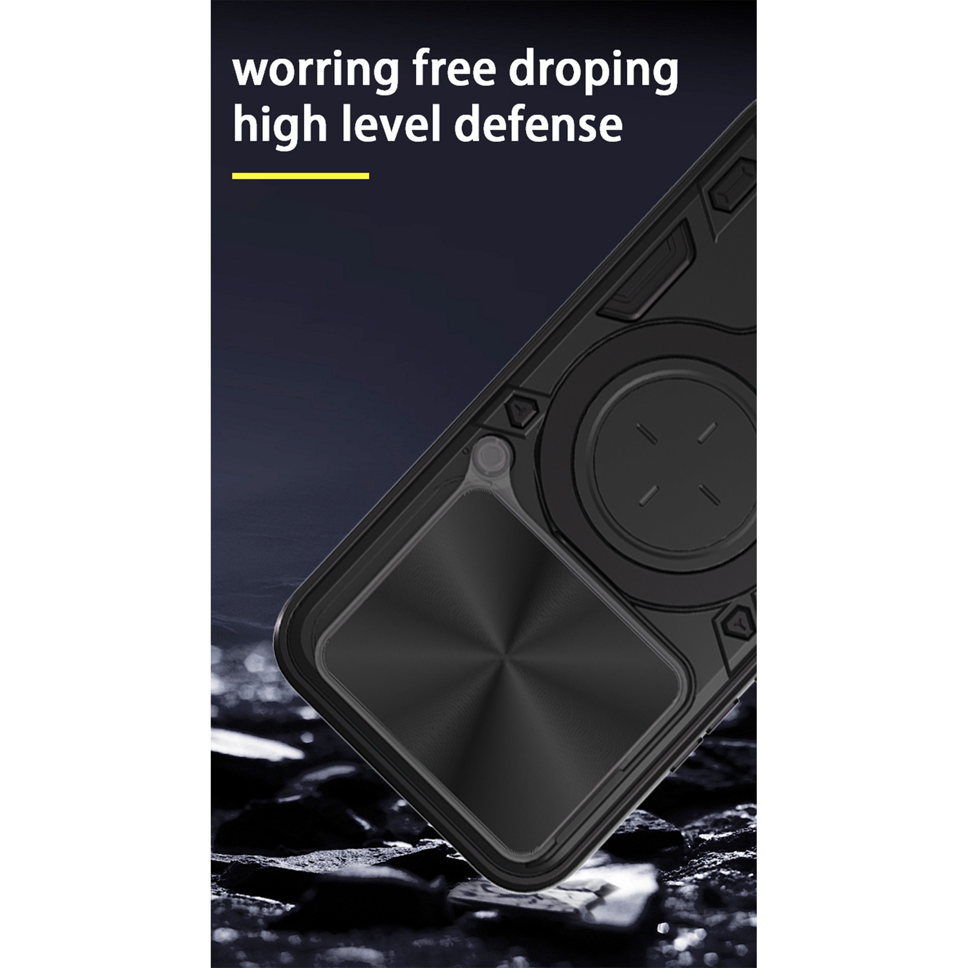 Husa telefon, compatibil cu Infinix Note 40 Pro (4G/5G)/ Note 40 Pro+ 5G, Negru titan
