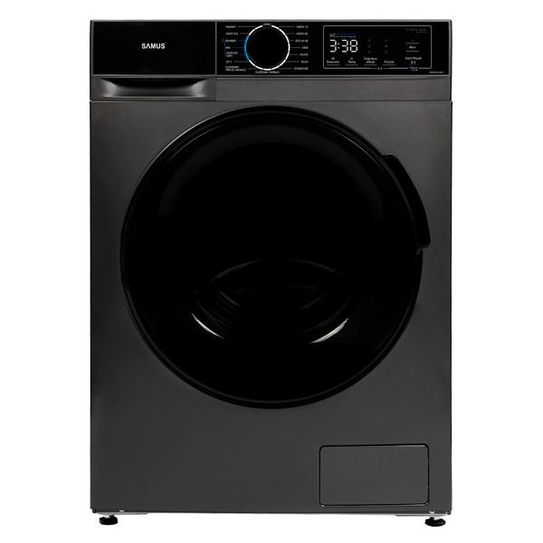 Masina de spalat rufe Samus WSADI-8145DS, 8 kg, Clasa A, 1400 rpm, 15 programe, Motor Inverter (Gri inchis)