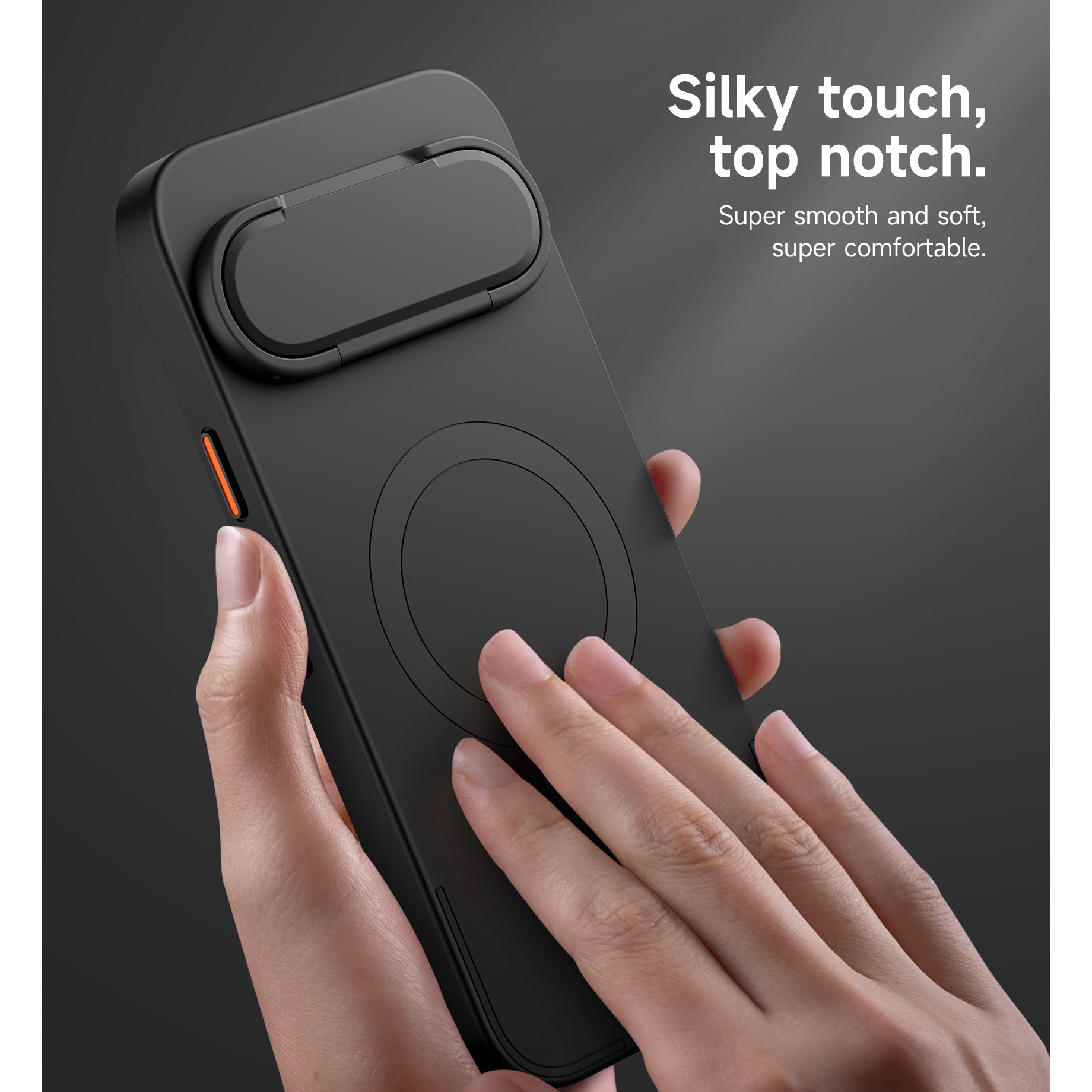 Husa pentru Google Pixel 10 Pro XL, Suritch Antisoc, pentru MagSafe, negru