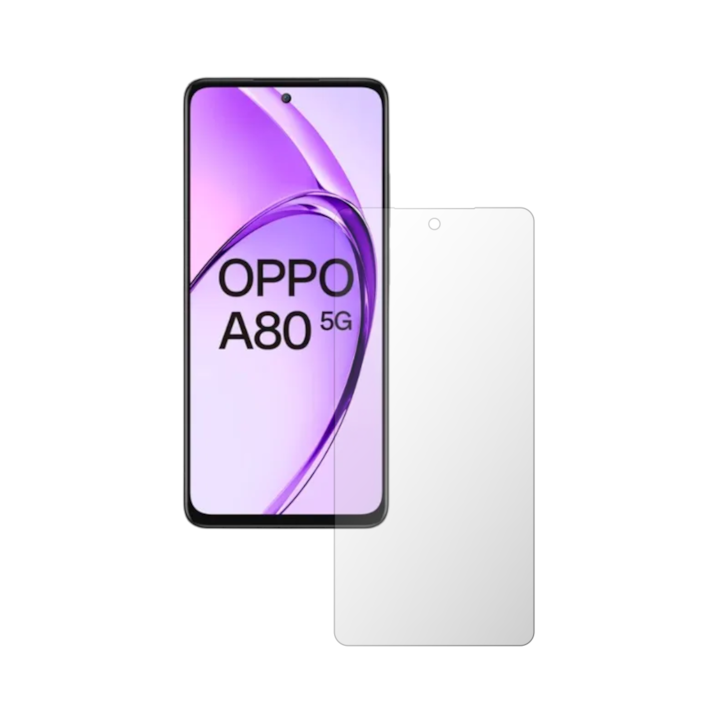Folie Protectie Ecran Folie24, pentru Oppo A80, 1X Mata cu Acoperire Totala Full-Display, Adeziva, Flexibila cu Auto Regenerare