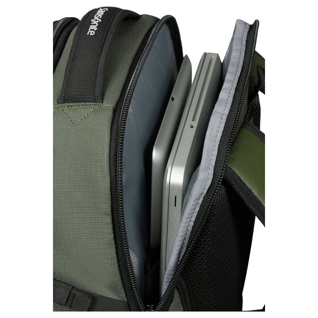 Rucsac laptop Samsonite Roadseeker 15,6", 440x310x220mm, Olive