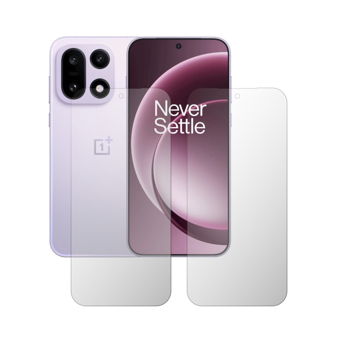 Set 2X Folie Protectie Ecran Folie24, pentru OnePlus 15, 1X Ultra-Clear + 1X Mata, Acoperire Totala Full-Display, Adezive, Flexibile cu Auto Regenerare