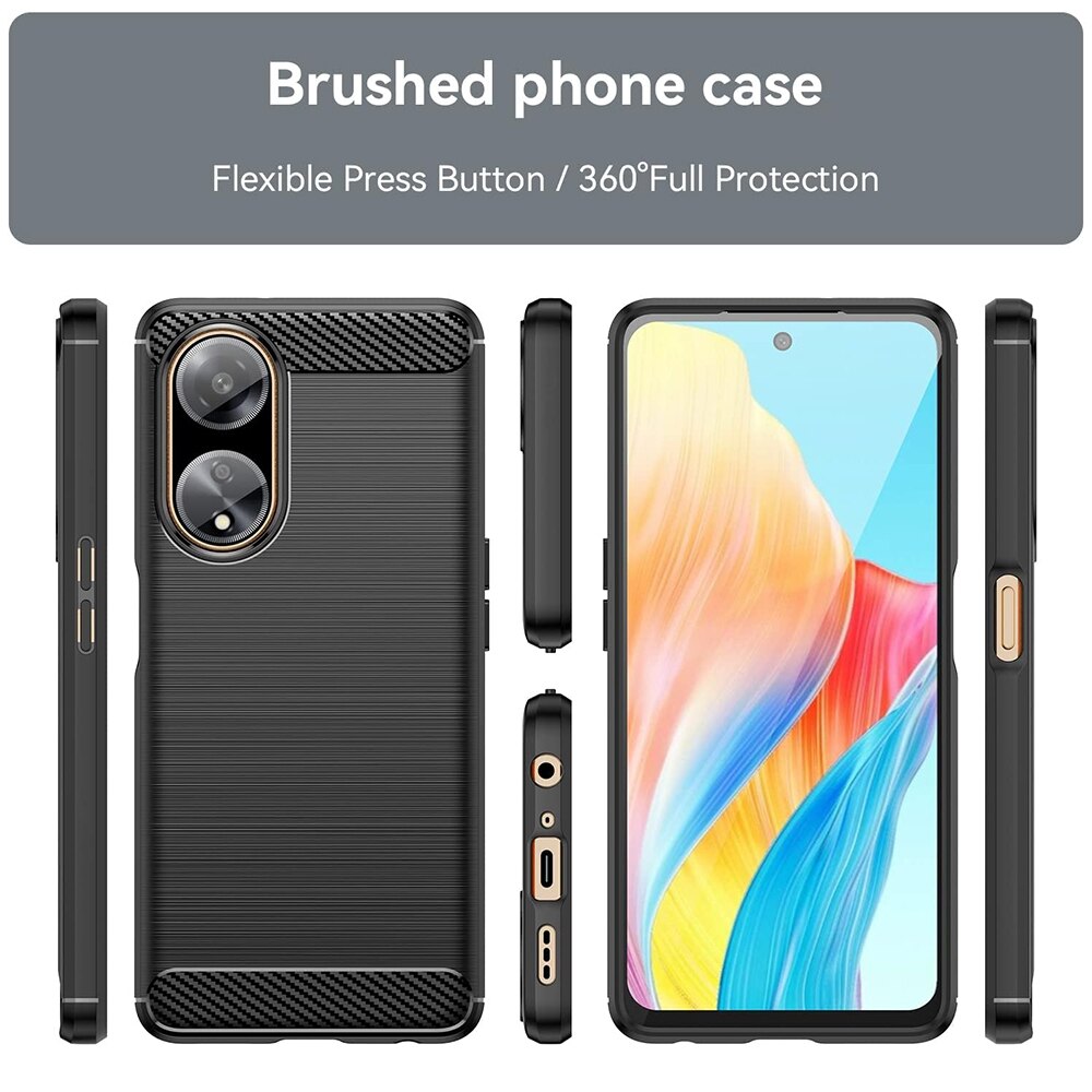 Husa Techsuit Carbon pentru Oppo A98 5G
