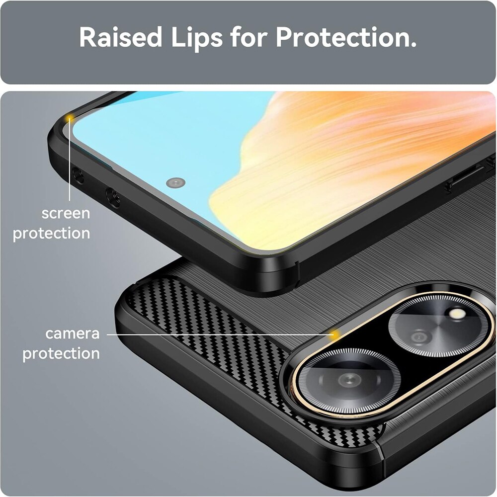 Husa Techsuit Carbon pentru Oppo A98 5G