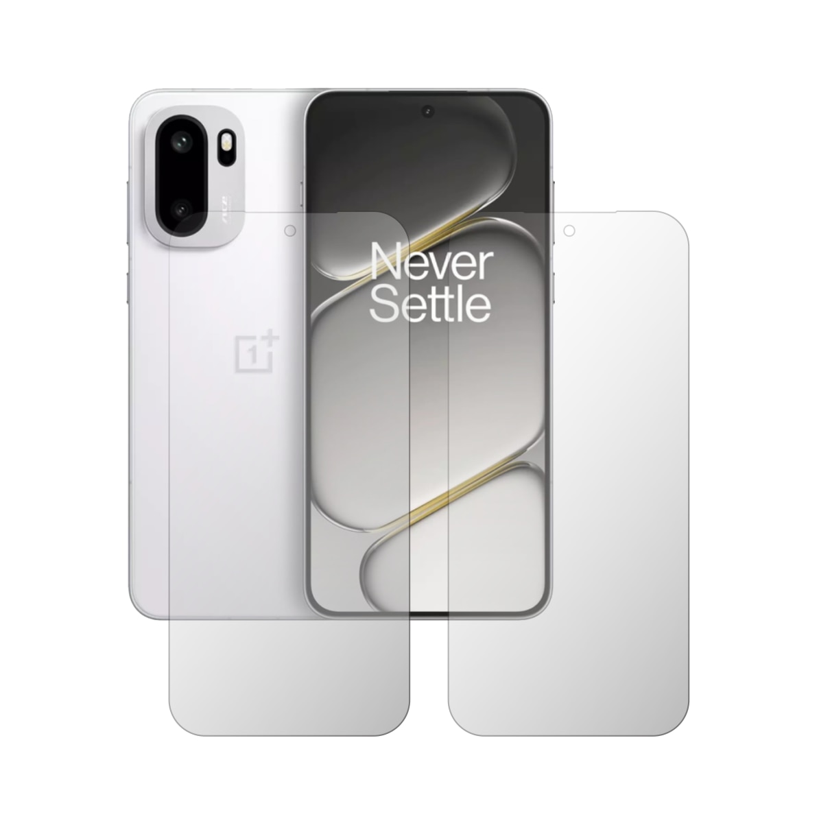Set 2X Folie Protectie Ecran Folie24, pentru OnePlus Ace 6, 1X Ultra-Clear + 1X Mata, Acoperire Case-Friendly ( Compatibile cu Carcasa ), Adezive, Flexibile cu Auto Regenerare