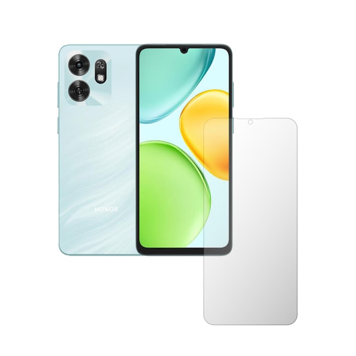 Folie Protectie Ecran Folie24, pentru Honor Play 60A, 1X Mata cu Acoperire Totala Full-Display, Adeziva, Flexibila Antiamprenta
