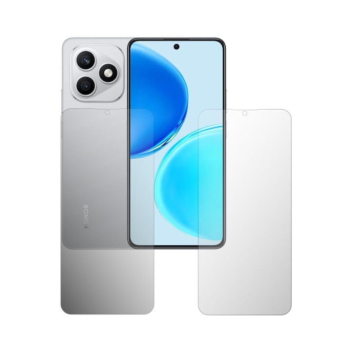 Set 2X Folie Protectie Ecran Folie24, pentru Honor X8d, 1X Ultra-Clear + 1X Mata, Acoperire Case-Friendly ( Compatibile cu Carcasa ), Adezive, Flexibile cu Auto Regenerare