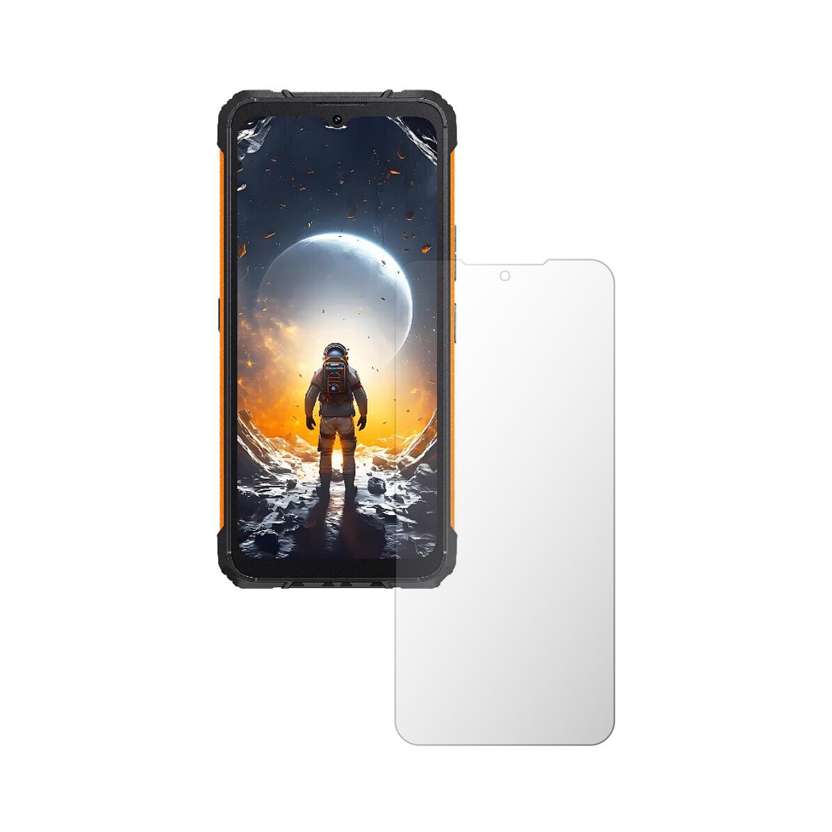 Folie Protectie Ecran Folie24, pentru Cubot KingKong Ace 2, 1X Ultra-Clear cu Acoperire Case-Friendly ( Compatibile cu Carcasa ), Adeziva, Flexibila cu Auto Regenerare