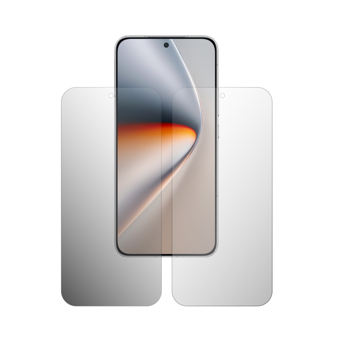Set 2X Folie Protectie Ecran Folie24, pentru Honor GT Pro, 1X Ultra-Clear + 1X Mata, Acoperire Case-Friendly ( Compatibile cu Carcasa ), Adezive, Flexibile cu Auto Regenerare