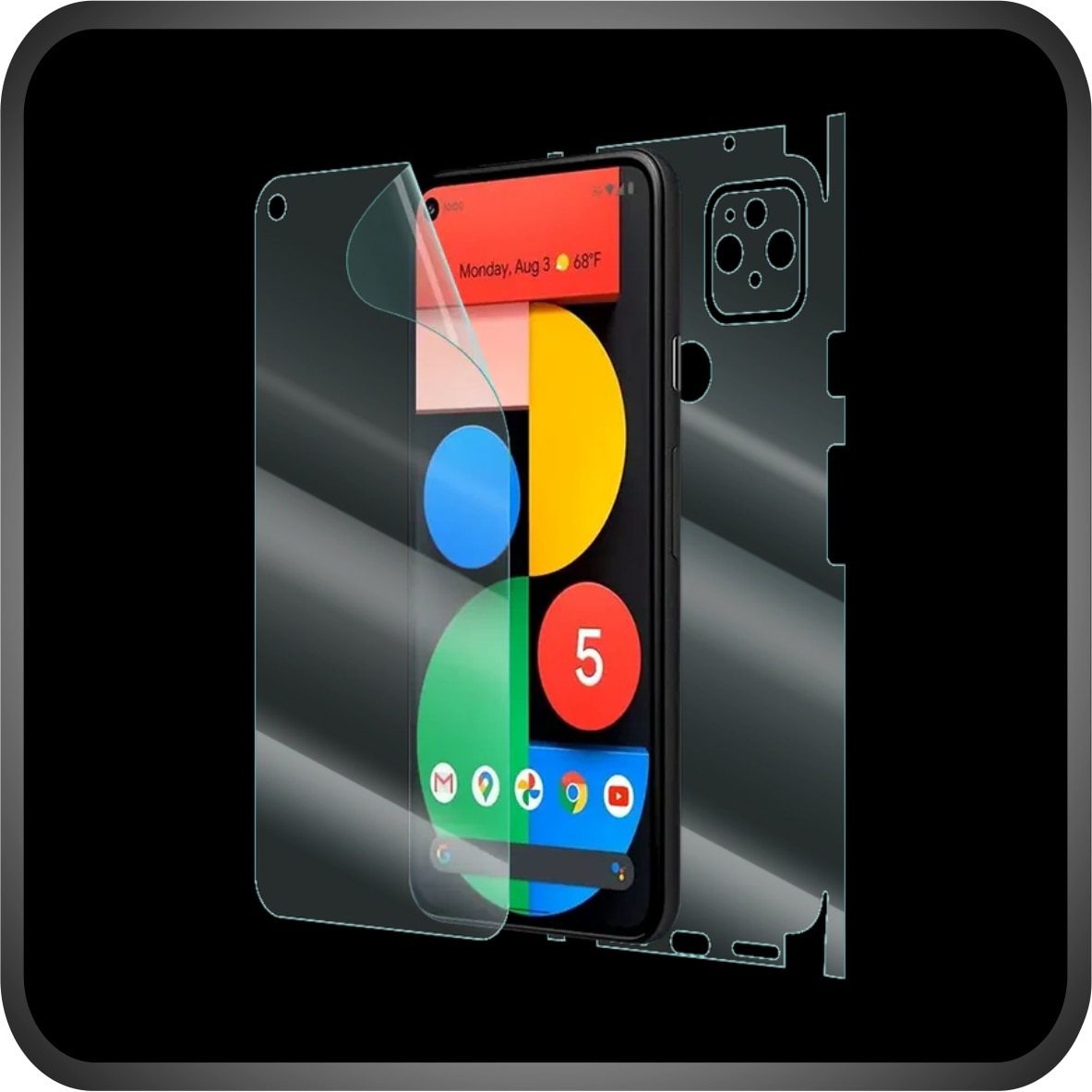 Folie de Protectie Full-Body Folie24, pentru Nothing Phone 3a, 1 Set Mate cu Acoperire 360, Ecran + Spate si Laterale, Adezive, Flexibile cu Auto Regenerare