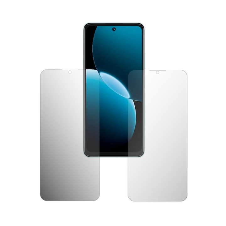Set 2X Folie Protectie Ecran Folie24, pentru Huawei Nova Y73, 1X Ultra-Clear + 1X Mata, Acoperire Totala Full-Display, Adezive, Flexibile cu Auto Regenerare