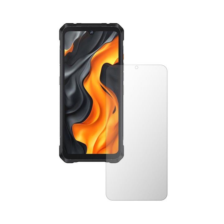 Folie Protectie Ecran Folie24, pentru Cubot KingKong Power 5, 1X Mata cu Acoperire Totala Full-Display, Adeziva, Flexibila cu Auto Regenerare