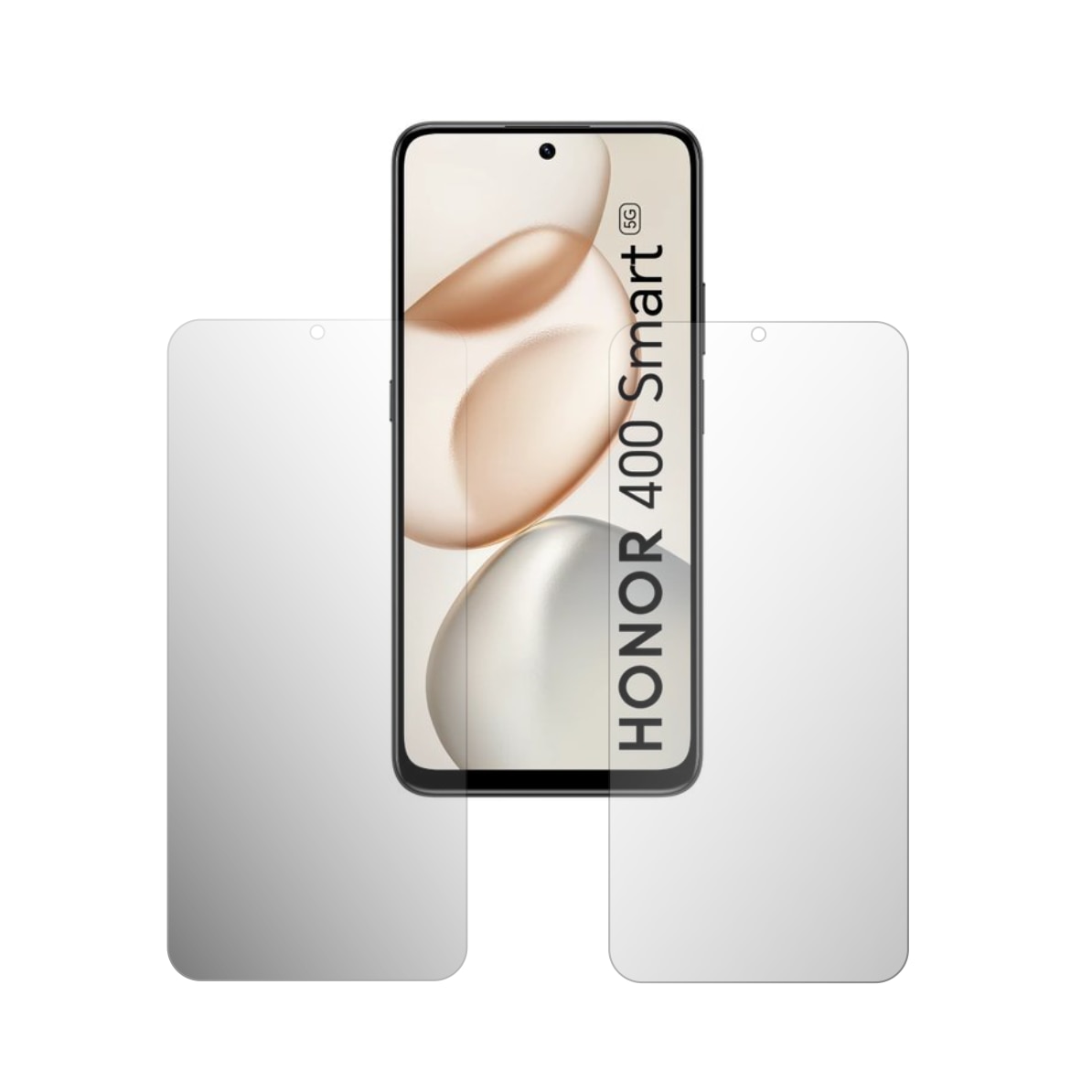 Set 2X Folie Protectie Ecran Folie24, pentru Honor 400 Smart, 1X Ultra-Clear + 1X Mata, Acoperire Case-Friendly ( Compatibile cu Carcasa ), Adezive, Flexibile cu Auto Regenerare