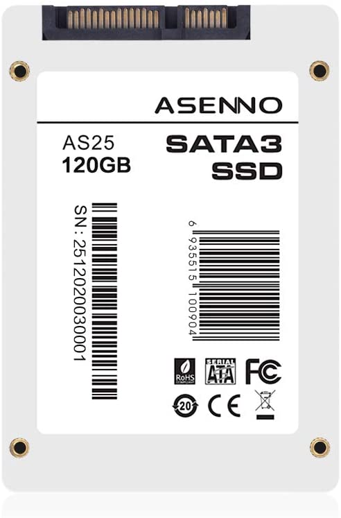 Solid-State Drive (SSD) Asenno AS25, SATA III, 2.5", 240GB, Grey