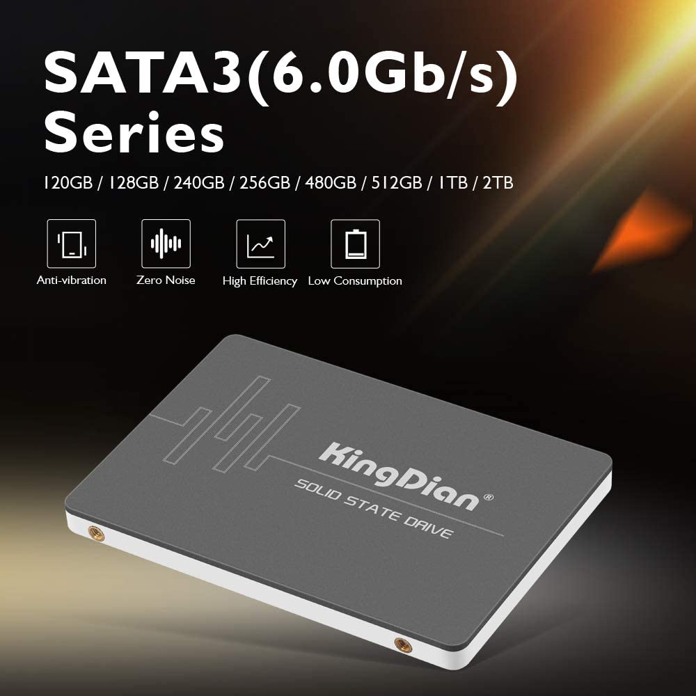 Solid-State Drive (SSD) Kingdian S280, SATA III, 2.5", 60GB, Grey