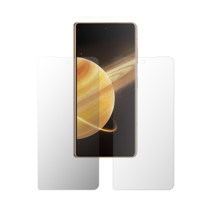 Set 2X Folie Protectie Ecran Folie24, pentru Honor Magic V3, 1X Ultra-Clear + 1X Mata, Acoperire Case-Friendly ( Compatibile cu Carcasa ), Adezive, Flexibile cu Auto Regenerare