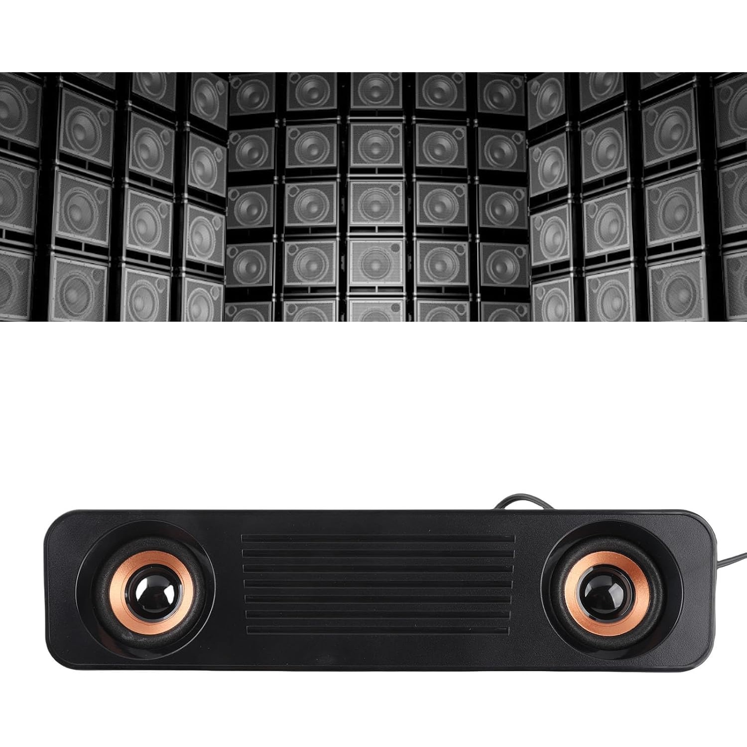 Soundbar TV Annadue cu Subwoofer, Sunet Stereo HiFi, Portabil, Compact