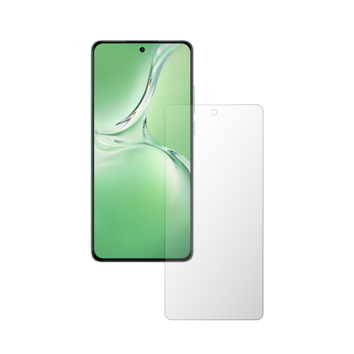 Folie Protectie Ecran Folie24, pentru Oppo K12, 1X Mata cu Acoperire Totala Full-Display, Adeziva, Flexibila cu Auto Regenerare