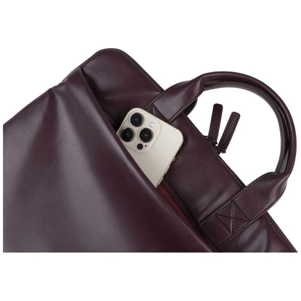 Tucano, geanta pentru laptop din plastic, superslim cu compartiment protector, Isotta Superslim, violet, 15.6"