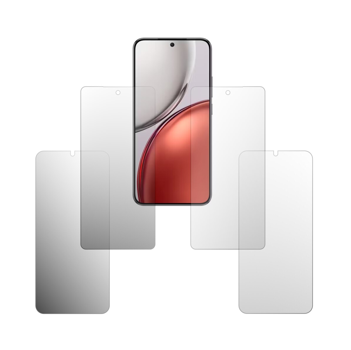 Set 4X Folie Protectie Ecran Folie24, pentru Honor X9d, 2X Ultra-Clear + 2X Mate, Acoperire Full-Display si Case-Friendly, Adezive, Flexibile cu Auto Regenerare