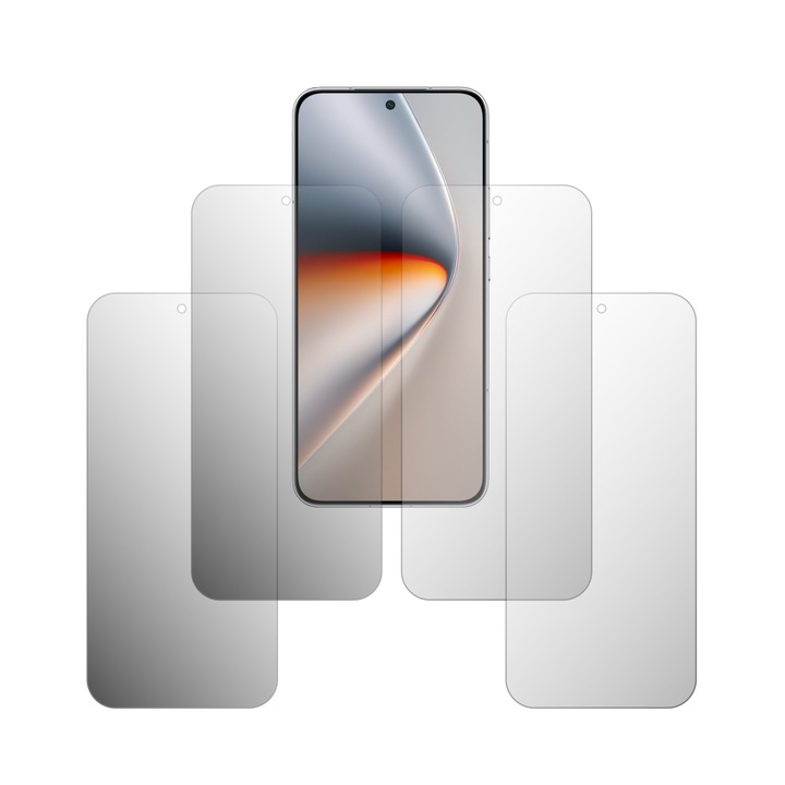 Set 4X Folie Protectie Ecran Folie24, pentru Honor GT Pro, 2X Ultra-Clear + 2X Mate, Acoperire Full-Display si Case-Friendly, Adezive, Flexibile cu Auto Regenerare
