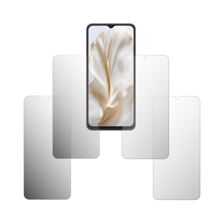 Set 4X Folie Protectie Ecran Folie24, pentru Blackview Oscal Wave 8C, 2X Ultra-Clear + 2X Mate, Acoperire Full-Display si Case-Friendly, Adezive, Flexibile cu Auto Regenerare