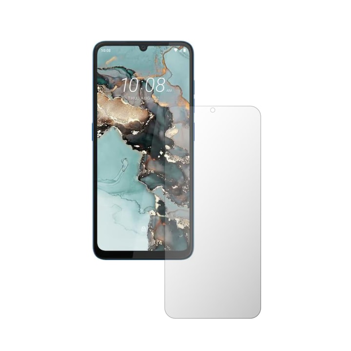 Folie Protectie Ecran Folie24, pentru HTC Wildfire E5 Plus, 1X Mata, Acoperire Case-Friendly ( Compatibile cu Carcasa ), Adeziva, Flexibila cu Auto Regenerare