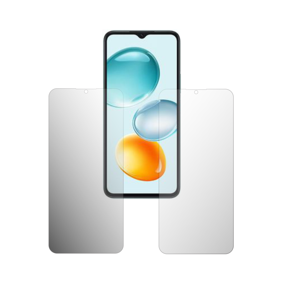 Set 2X Folie Protectie Ecran Folie24, pentru Honor Play9C 1X Ultra-Clear + 1X Mata, Acoperire Totala Full-Display, Adezive, Flexibile cu Auto Regenerare