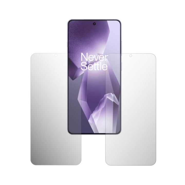 Set 2X Folie Protectie Ecran Folie24, pentru OnePlus 13R, 1X Ultra-Clear + 1X Mata, Acoperire Case-Friendly ( Compatibile cu Carcasa ), Adezive, Flexibile cu Auto Regenerare