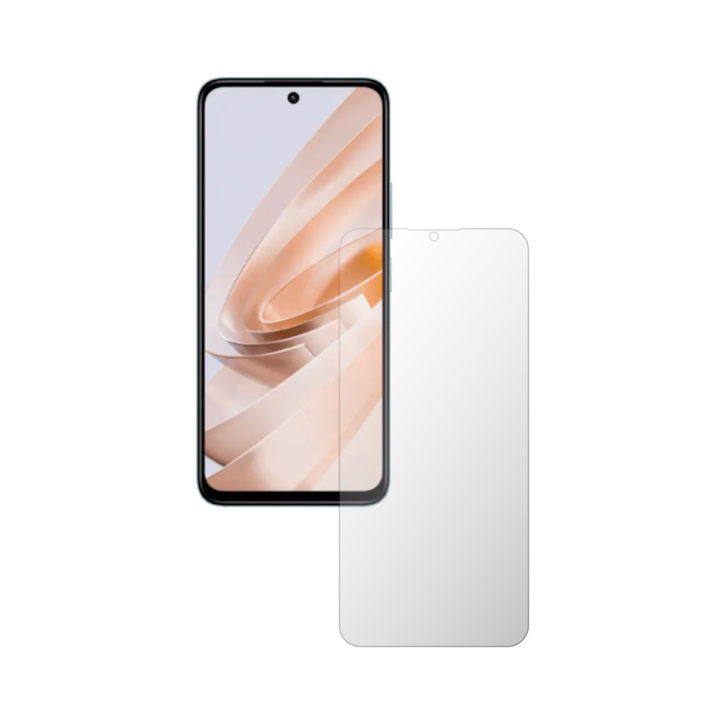 Folie Protectie Ecran Folie24, pentru Poco M6 Plus, 1X Mata cu Acoperire Totala Full-Display, Adeziva, Flexibila cu Auto Regenerare