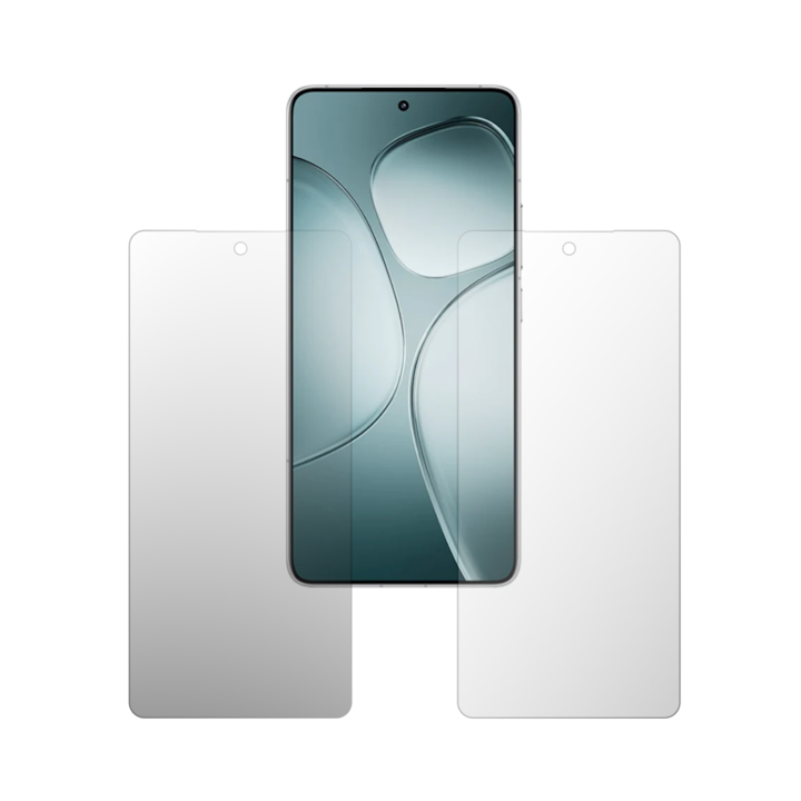 Set 2X Folie Protectie Ecran Folie24, pentru Xiaomi Redmi K70 Ultra, 1X Ultra-Clear + 1X Mata, Acoperire Totala Full-Display, Adezive, Flexibile cu Auto Regenerare
