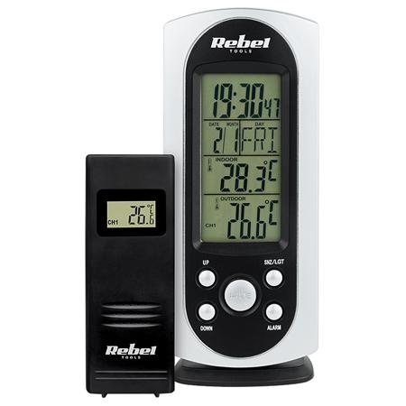 Statie meteo Rebel URZ3255-1, IP44, senzor exterior