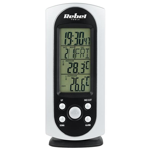 Statie meteo Rebel URZ3255-1, IP44, senzor exterior