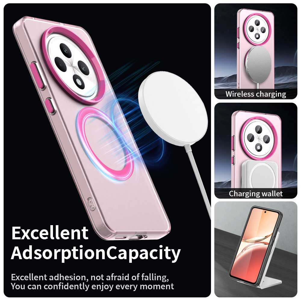 Husă pentru telefon, Candy Case, roz, compatibilă cu Oppo A40 4G / A60 5G, dimensiune standard