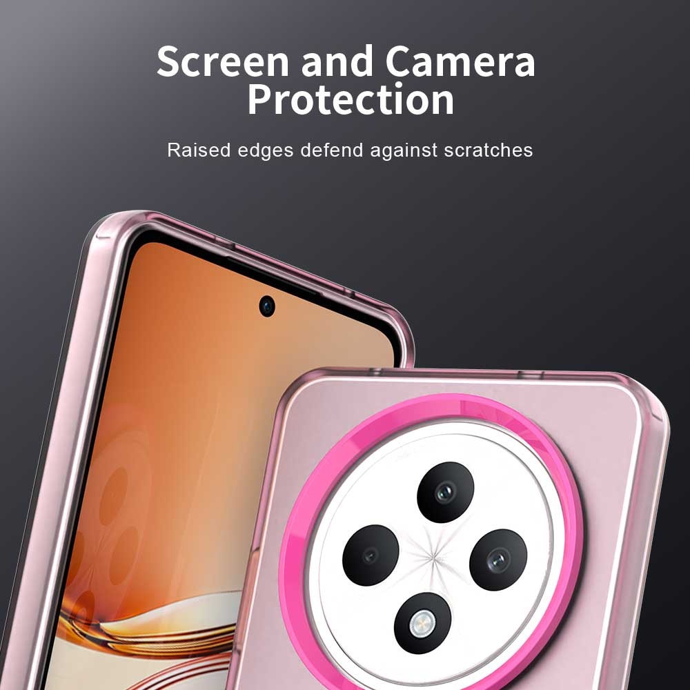 Husă pentru telefon, Candy Case, roz, compatibilă cu Oppo A40 4G / A60 5G, dimensiune standard
