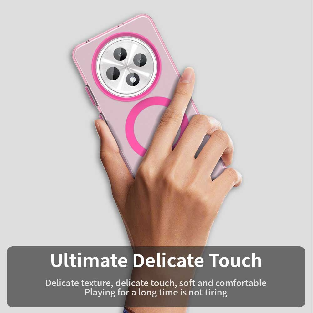 Husă pentru telefon, Candy Case, roz, compatibilă cu Oppo A40 4G / A60 5G, dimensiune standard