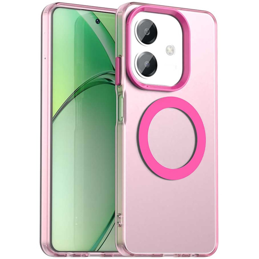 Husă pentru telefon, Candy Case, roz, compatibilă cu Oppo A40 4G / A60 5G, dimensiune standard