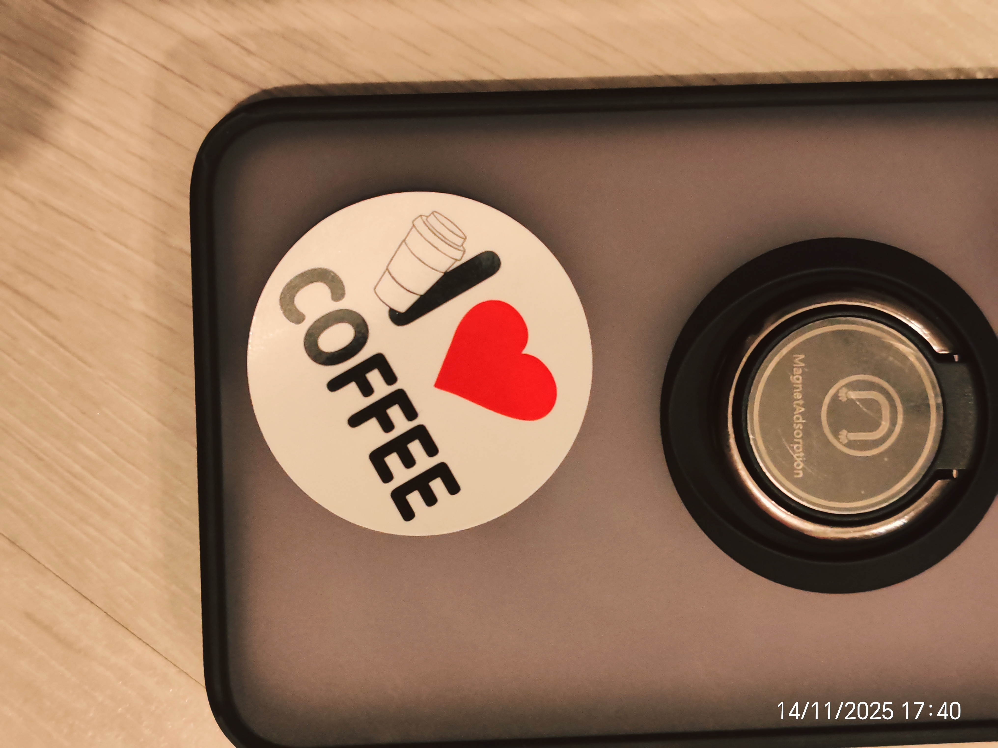 Husa pentru Honor 90, SKYDDAR INNOVATION, CamShield, Inel magnetic, set cu sticker, Negru