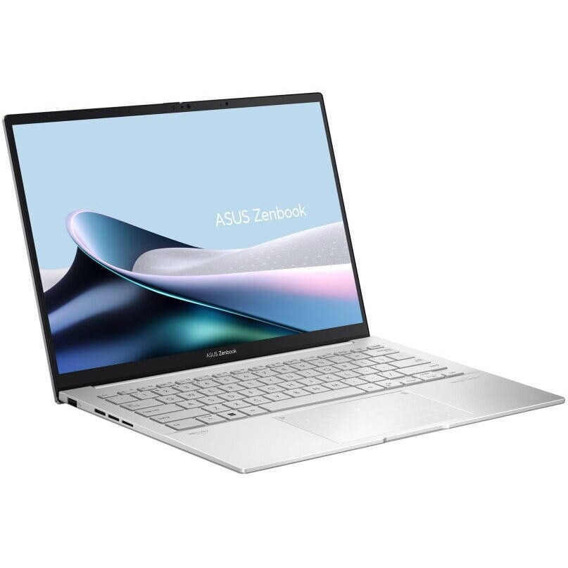 Laptop ASUS ZenBook 14 OLED 3K 14 inch Intel Core Ultra 9 285H 16GB 512GB SSD Windows 11 Home Silver