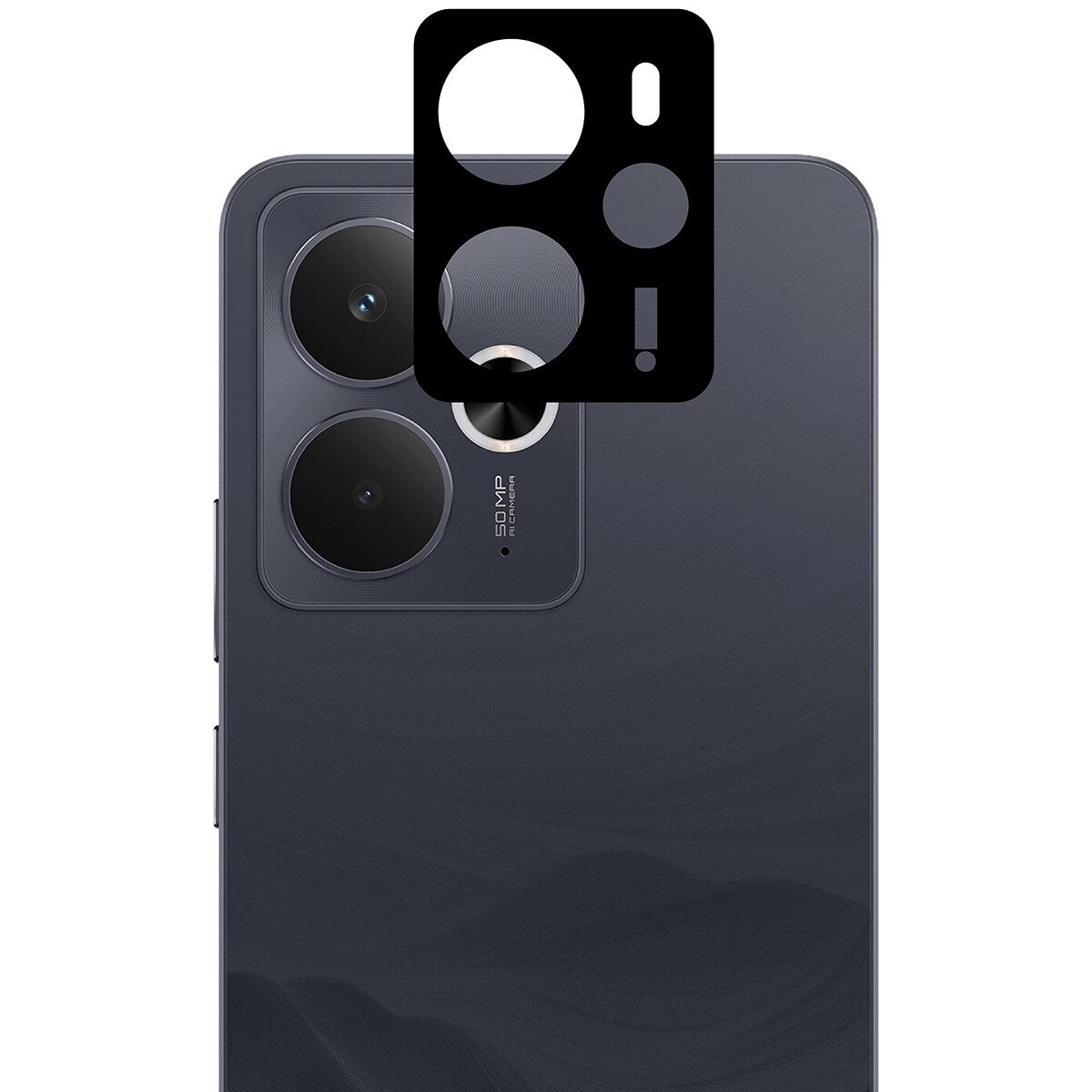 Set 2x Sticla camera foto Bizon Glass Silk Lens pentru Realme 14 5G / 14T 5G, transparenta