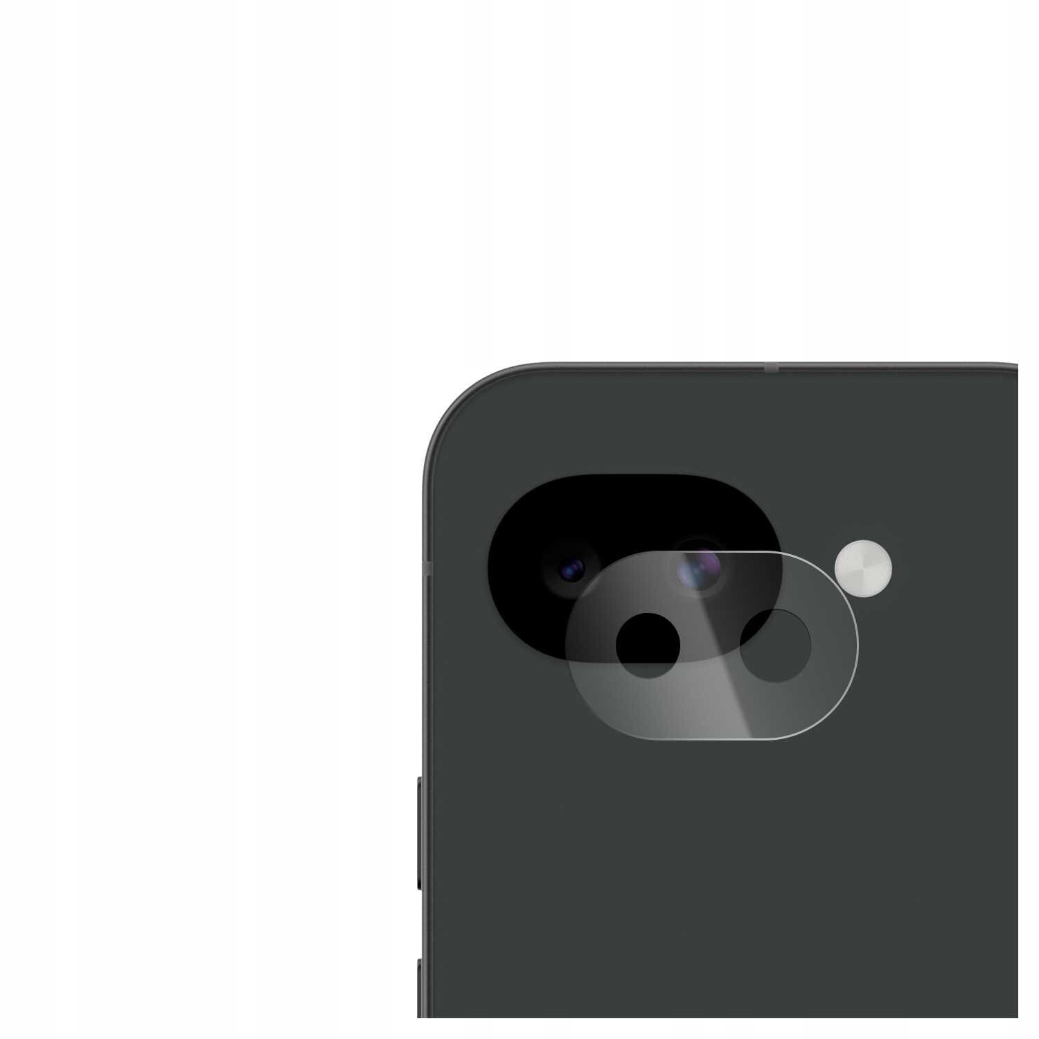 Folie protectie camera Spacecase, sticla intarita Asahi Glass, transparenta, 9H, pentru Google Pixel 10A, set cu accesorii de aplicare